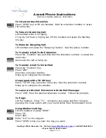 Preview for 1 page of Main Resource Axxent Series Instructions