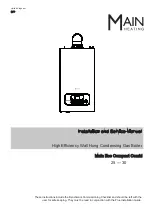 Preview for 1 page of Main Eco Compact Combi 25 Installation And Service Manual