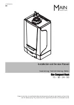 Main Eco Compact Heat 15 Installation And Service Manual preview