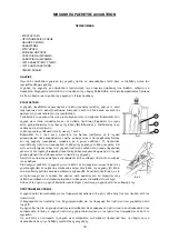 Предварительный просмотр 34 страницы Mainca EC-12 Manual