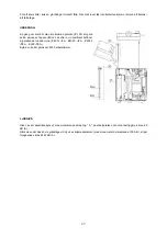 Preview for 27 page of Mainca FC-25 Installation Manual