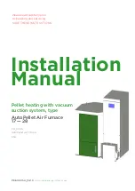 MAINE ENERGY SYSTEMS AutoPellet Air TOUCH 17 Installation Manual preview