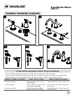 Preview for 2 page of MAINLINE Amiche AM341-T Installation Manual