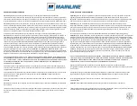 Preview for 6 page of MAINLINE Centurion 121E Installation Manual