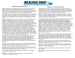 Предварительный просмотр 6 страницы MAINLINE Centurion 225E-CP Installation Manual