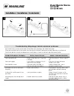 Предварительный просмотр 3 страницы MAINLINE Centurion CE123RE Installation Manual