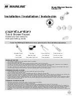 MAINLINE centurion CE432175 Installation Manual preview