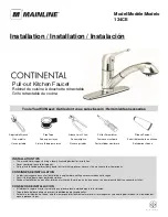 MAINLINE CONTINENTAL 134CE Installation Manual preview