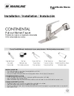 MAINLINE CONTINENTAL 134E Installation Manual preview