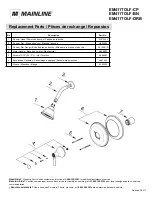 Предварительный просмотр 4 страницы MAINLINE Emma EM411TOLF-CP Installation