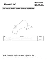 Предварительный просмотр 5 страницы MAINLINE Emma EM411TOLF-CP Installation