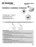 Предварительный просмотр 1 страницы MAINLINE PREDICTION Elite PR511TO Installation