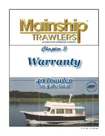 Предварительный просмотр 25 страницы Mainship 40 Trawler Single Operator'S Manual