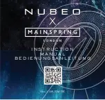 Предварительный просмотр 1 страницы MAINSPRING NUBEO X Instruction Manual