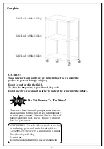 Preview for 6 page of Mainstays 849392013096 Assembly Instruction Manual