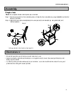 Preview for 4 page of Mainstays ALEXANDRA SQUARE 5 PIECE PATIO DINING SET Assembly And Care Manual