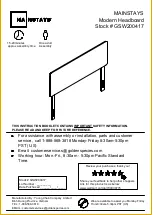 Предварительный просмотр 1 страницы Mainstays GSW200417 Manual