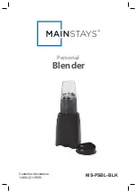 Mainstays MS-PSBL-BLK Manual preview