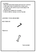 Предварительный просмотр 2 страницы Mainstays MS59-020-098-01 Assembly Instruction Manual