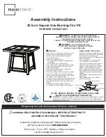 Mainstays MSS136144273001 Assembly Instructions Manual preview