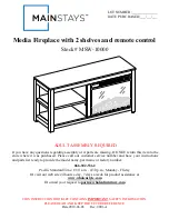 Mainstays MSW-10000 Manual preview