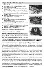 Предварительный просмотр 5 страницы Mainstream Engineering QwikPure TripleGuard QT2730 Installation Instructions Manual