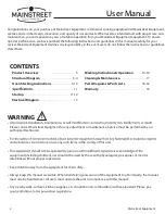 Preview for 2 page of Mainstreet Equipment 541CG1L User Manual