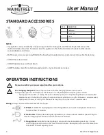 Preview for 4 page of Mainstreet Equipment 541GMIX10 User Manual