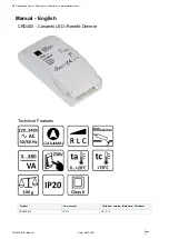 Preview for 3 page of Maintronic Casambi CRD400 INS Manual