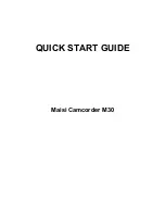 Preview for 1 page of Maisi M30 Quick Start Manual