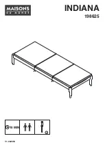 Предварительный просмотр 1 страницы MAISONS DU MONDE INDIANA 198625 Manual