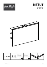 Предварительный просмотр 1 страницы MAISONS DU MONDE KETUT 219742 Manual