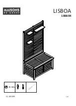 MAISONS DU MONDE LISBOA 186604 Manual preview