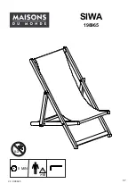 Предварительный просмотр 1 страницы MAISONS DU MONDE SIWA Assembly Instructions Manual