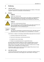 Предварительный просмотр 10 страницы MAISTERmicro MW-1050 Translation Of The Original Manual