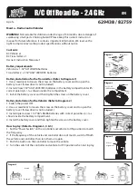 Preview for 1 page of Maisto TECH R/C 629438 Manual