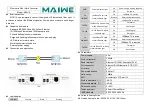 Maiwe MT8110 Quick Start Manual предпросмотр