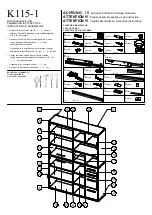 Preview for 1 page of MAJA Möbel K115-1 Assembling Instructions