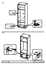 Предварительный просмотр 28 страницы MAJA Möbel K299 Assembly Instructions Manual