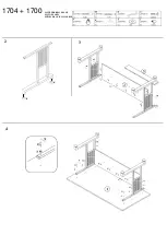 Предварительный просмотр 2 страницы MAJA Möbel System 1704 Assembling Instructions