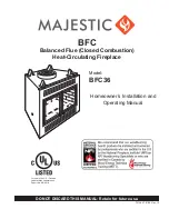 Preview for 1 page of Majectic BFC36 Owners Installation And Operating Manual