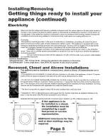 Preview for 6 page of Majestic Appliances MJ-9200W Owner'S Manual