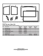 Предварительный просмотр 2 страницы Majestic fireplaces Arch Screen Door Kit GABS4S0 Installation Instructions