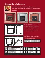 Предварительный просмотр 2 страницы Majestic fireplaces Cabinets Classic Series Brochure & Specs