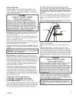 Preview for 11 page of Majestic fireplaces FireStage UVHK23RP Installation And Operating Instructions Manual