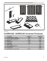 Предварительный просмотр 11 страницы Majestic fireplaces FireStage UVSRC36A Homeowner'S Installation And Operating Manual