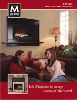 Majestic fireplaces HiStyle DVBR36RN Specifications preview