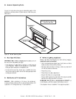 Preview for 8 page of Majestic fireplaces MDVI30IN Owner'S Manual