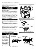 Preview for 12 page of Majestic fireplaces Sovereign SC36A Homeowner'S Installation And Operating Manual