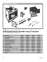 Предварительный просмотр 20 страницы Majestic fireplaces SuperHearth SHR36 Homeowner'S Installation And Operating Manual